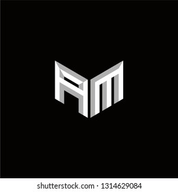 AM Logo Letter initial Designs Templete