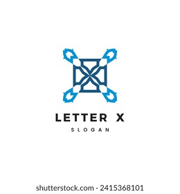 Logo Letter Initial X for business