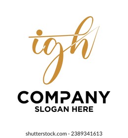 Logo mit Buchstaben I G H