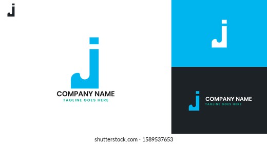 Logo Letter J - All elements on this template are editable with vector software.