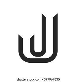 Logo for letter J. Design concept