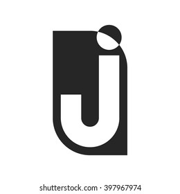 Logo for letter J. Design concept