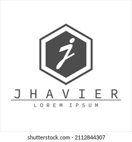 Logo de la letra J. Diseño de vectores para empresa y marca