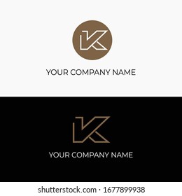 Logo letter K. 