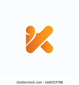 Logo Letter K icon Vector template