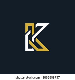 logo letter K line geometric