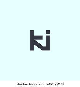 logo letter K and I with a unique design