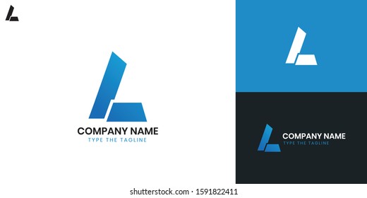 Logo Letter L - All elements on this template are editable with vector software.