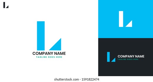 Logo Letter L - All elements on this template are editable with vector software.