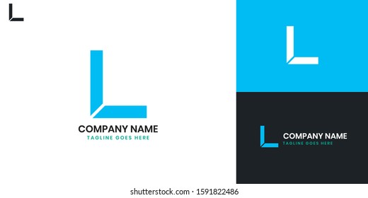 Logo Letter L - All elements on this template are editable with vector software.