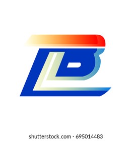 Logo letter L and B