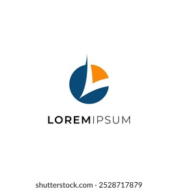 Logo-Buchstabe l Circle Modernes Unternehmen	
