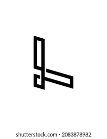 Logo of the letter L, this logo is suitable for the initials of your name or your business