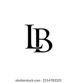 Logo Letter LB Minimalist Simple