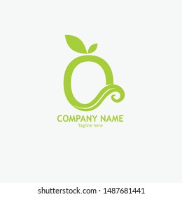 Logo Letter And Leaf Logo Design 