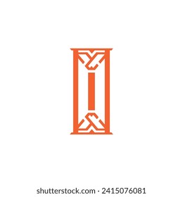 Logo letter luxury design vector