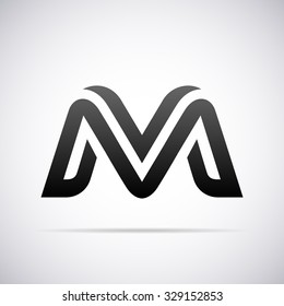 Logo for letter M