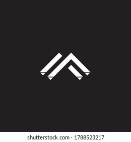 logo letter m abstract ,  letter mf logo , logo mf combination 