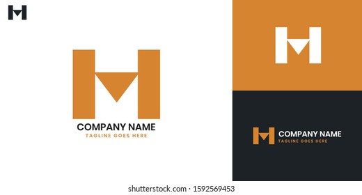 Logo Letter M - All elements on this template are editable with vector software.