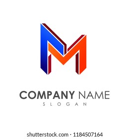 Polygonal Letter M Logo Letter M Stock Vector (Royalty Free) 720278407 ...