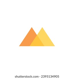 Elemento de plantilla de diseño de letra M de logotipo