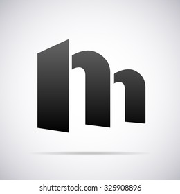 Logo for letter M. Design template