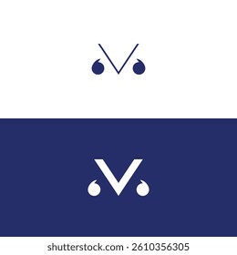 Logo letter M with elegant, expensive, premium style with comma sign above