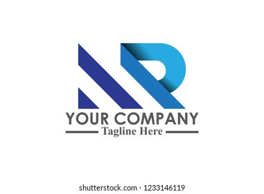 logo letter m and r simple