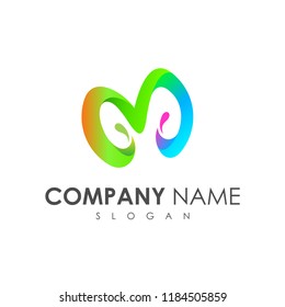 logo letter m, logo of the letter m with a simple look , modern and creative icon