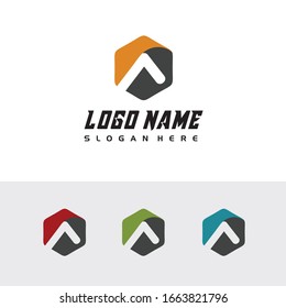 Logo-Briefmarke für Design-Design-Vorlage für Industriekonzepte, Logo für moderne App-Design-Industrie
