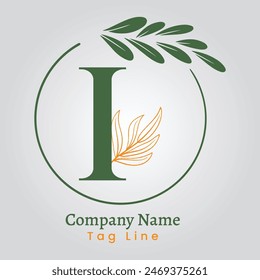 logo con letra i letra i logo minimalista moderno logo con i