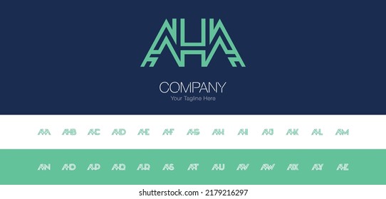 Logo letter modern abstract digital alphabet. Minimal technology typography, Creative urban sport fashion futuristic font and with numbers. vector illustration