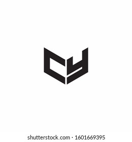 Logo Letter Monogram Initial Designs Template Isolated on White background