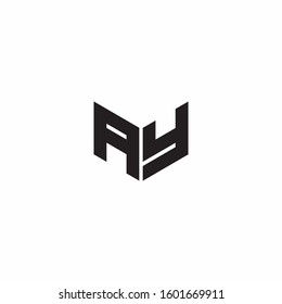 Logo Letter Monogram Initial Designs Template Isolated on White background