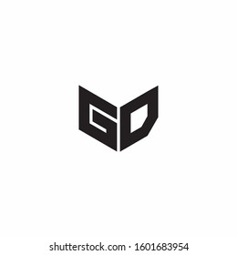 Logo Letter Monogram Initial Designs Template Isolated on White background