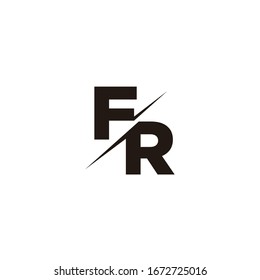 Logotipo Carta Monograma con diseño de logotipo moderno en color negro y fondo blanco