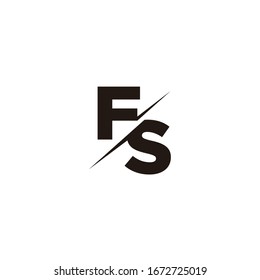 Logotipo Carta Monograma con diseño de logotipo moderno en color negro y fondo blanco
