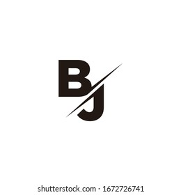 Logotipo Carta Monograma con diseño de logotipo moderno en color negro y fondo blanco