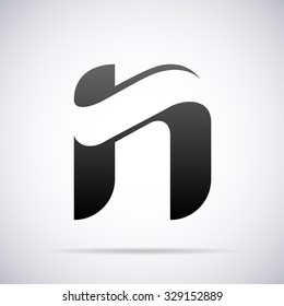 Logo for letter N