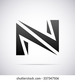 Logo for letter N
