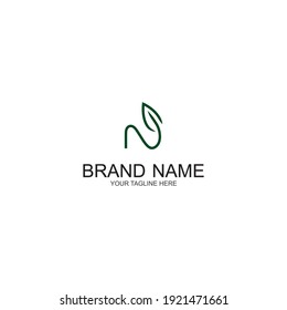 
logo with letter n symbol concept. The letter N initial logo can be used for various businesses, for company logos, product logos etc.