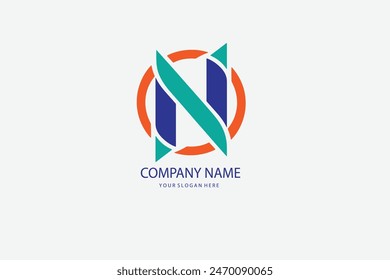 Logo letra N y U con diseños únicos