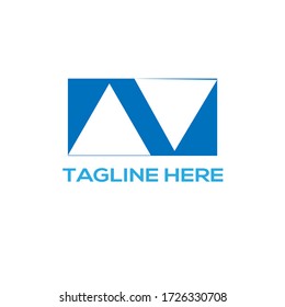 letra de logotipo N y Z con icono Triángulo