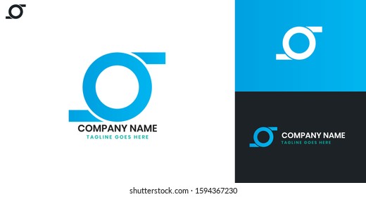 Logo Letter O - All elements on this template are editable with vector software.