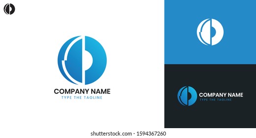 Logo Letter O - All elements on this template are editable with vector software.