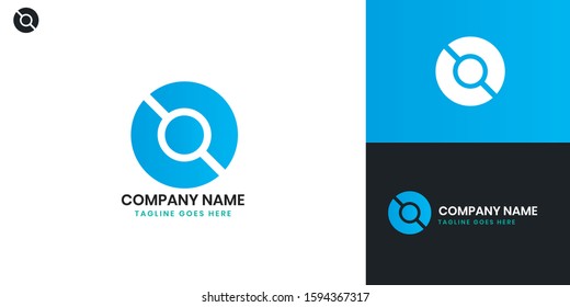 Logo Letter O - All elements on this template are editable with vector software.