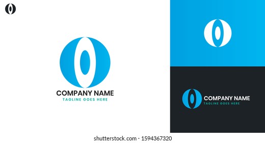 Logo Letter O - All elements on this template are editable with vector software.