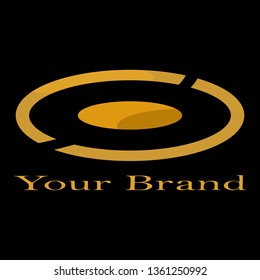 Logo Letter O With Black Backround