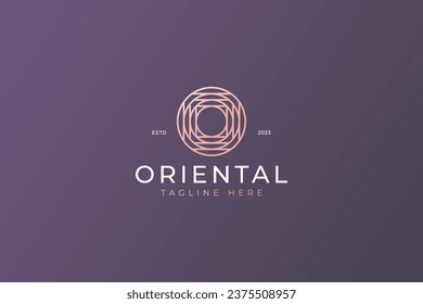 Logo Letter O Circle Ornament Shape Geometric Ancient Minimalist Simple Original Oriental Symbol Urban Legend Myth Ethnic