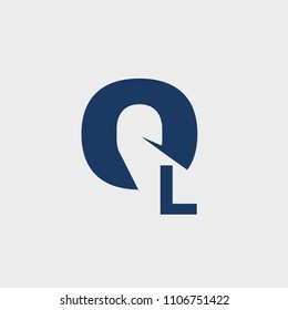 Logo letter O or OL